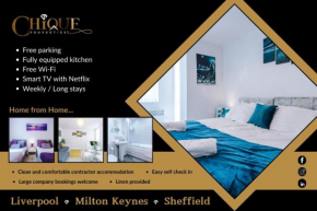 1BR & 2BR Apt - free PARKING close to EVERTON & ANFIELD stadium, Liverpool City Centre managed by Chique Properties Ltd